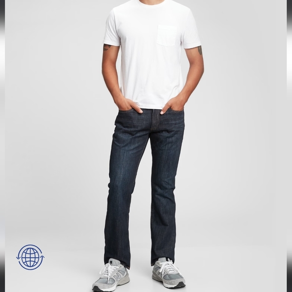 GAP Jeans 34 X 32 Gap 969 Mens Boot Rockaway Distressed Midrise